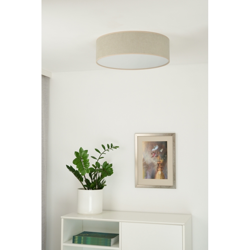 Duolla - LED Stropní svítidlo CORTINA LED/26W/230V pr. 30 cm 4000K béžová