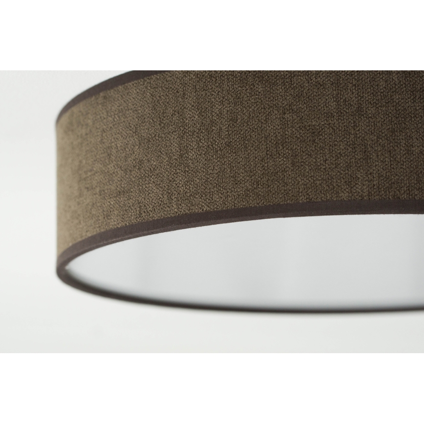 Duolla - LED Stropní svítidlo CORTINA LED/26W/230V pr. 30 cm 4000K hnědá