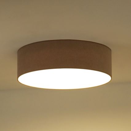Duolla - LED Stropní svítidlo CORTINA LED/26W/230V pr. 45 cm 4000K hnědá