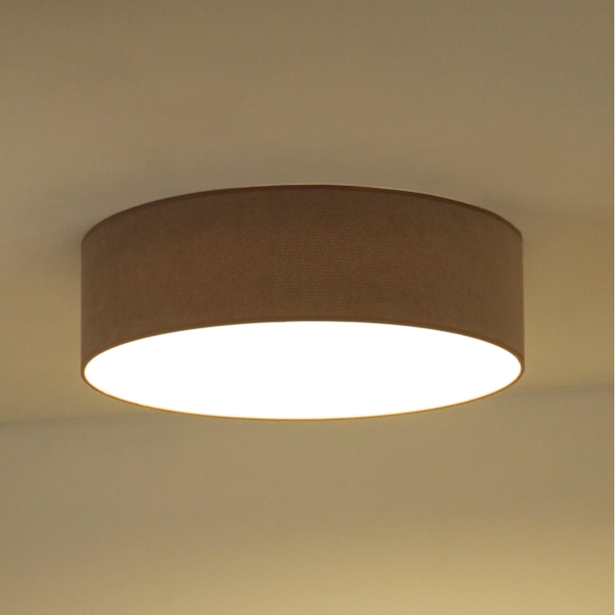 Duolla - LED Stropní svítidlo CORTINA LED/26W/230V pr. 45 cm 4000K hnědá