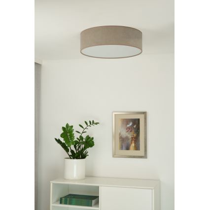Duolla - LED Stropní svítidlo CORTINA LED/26W/230V pr. 45 cm 4000K hnědá