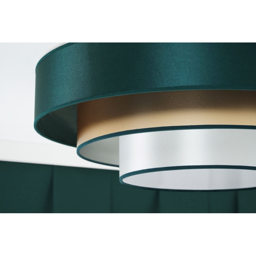 Duolla - LED Stropní svítidlo LUNETA LED/26W/230V pr. 60 cm 4000K zelená/zlatá/bílá