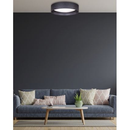 Duolla - LED Stropní svítidlo ROLLER LED/24W/230V pr. 45 cm antracit