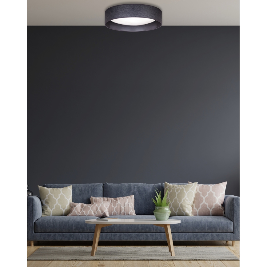 Duolla - LED Stropní svítidlo ROLLER LED/24W/230V pr. 45 cm antracit