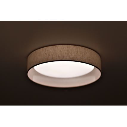 Duolla - LED Stropní svítidlo ROLLER LED/24W/230V pr. 45 cm béžová