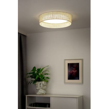 Duolla - LED Stropní svítidlo ROLLER LED/24W/230V pr. 45 cm béžová