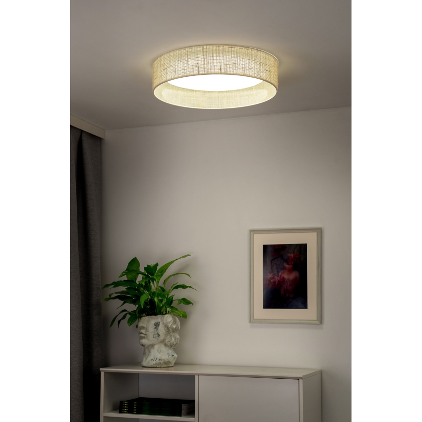 Duolla - LED Stropní svítidlo ROLLER LED/24W/230V pr. 45 cm béžová