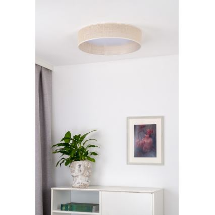 Duolla - LED Stropní svítidlo ROLLER LED/24W/230V pr. 45 cm béžová