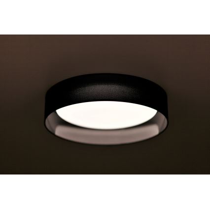 Duolla - LED Stropní svítidlo ROLLER LED/24W/230V pr. 45 cm černá