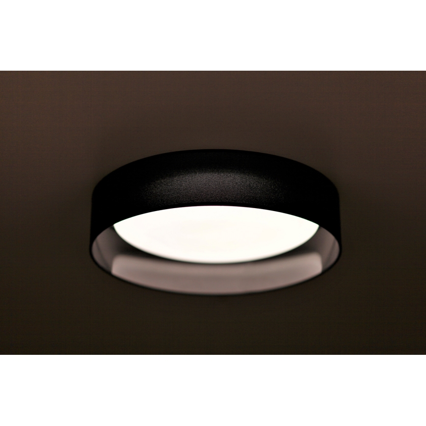 Duolla - LED Stropní svítidlo ROLLER LED/24W/230V pr. 45 cm černá
