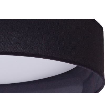 Duolla - LED Stropní svítidlo ROLLER LED/24W/230V pr. 45 cm černá