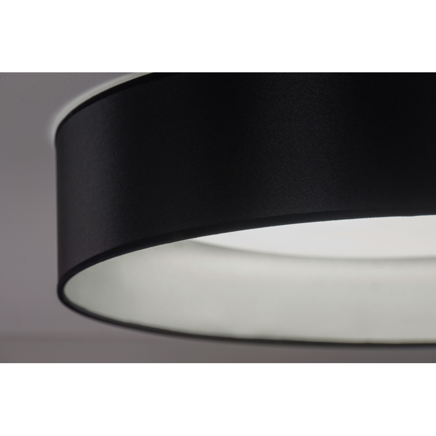 Duolla - LED Stropní svítidlo ROLLER LED/24W/230V pr. 45 cm černá/stříbrná