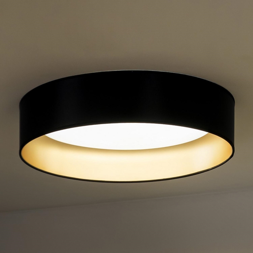 Duolla - LED Stropní svítidlo ROLLER LED/24W/230V pr. 45 cm černá/zlatá