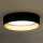 Duolla - LED Stropní svítidlo ROLLER LED/24W/230V pr. 45 cm černá/zlatá