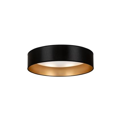 Duolla - LED Stropní svítidlo ROLLER LED/24W/230V pr. 45 cm černá/zlatá