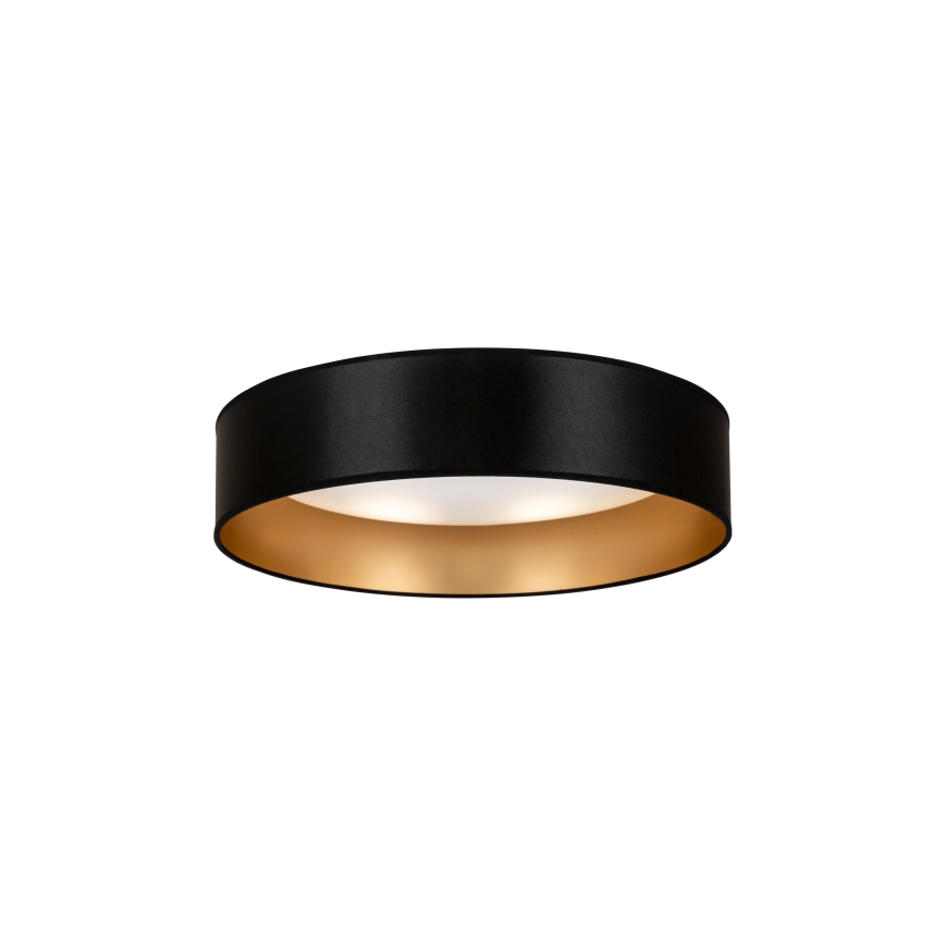 Duolla - LED Stropní svítidlo ROLLER LED/24W/230V pr. 45 cm černá/zlatá