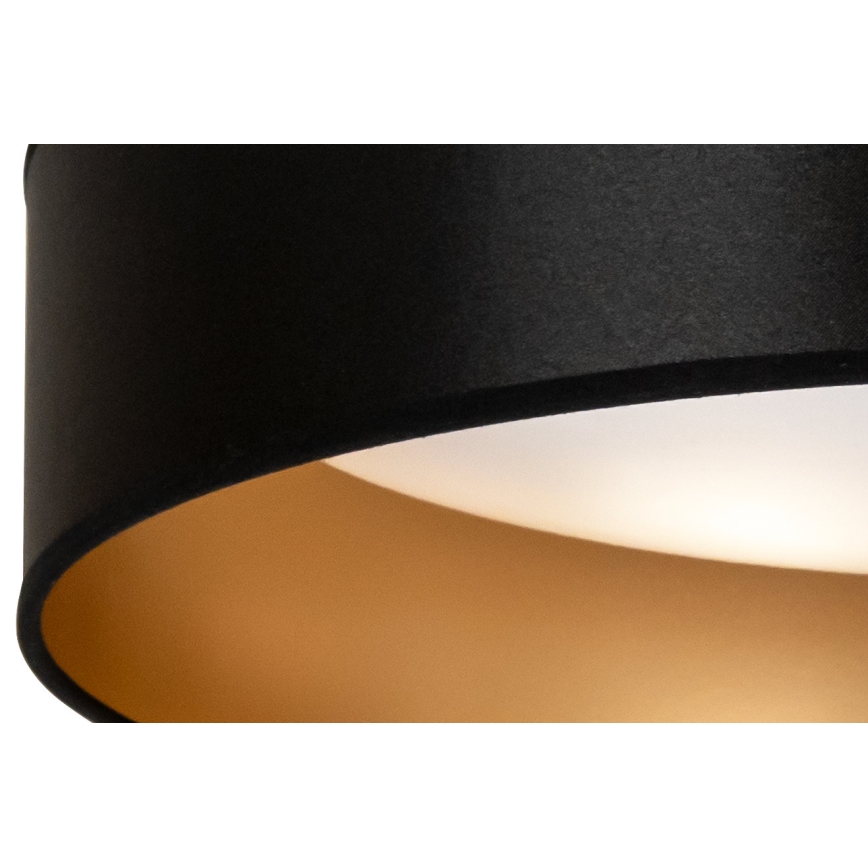 Duolla - LED Stropní svítidlo ROLLER LED/24W/230V pr. 45 cm černá/zlatá