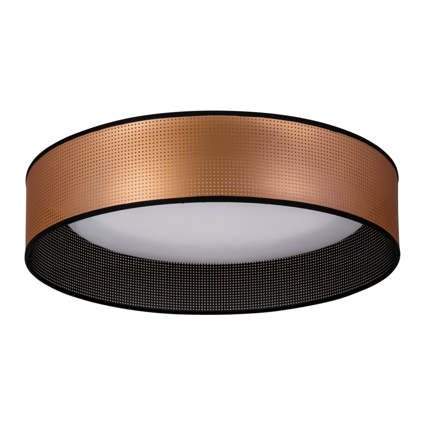 Duolla - LED Stropní svítidlo ROLLER LED/24W/230V pr. 45 cm měděná/černá