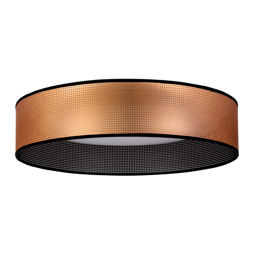 Duolla - LED Stropní svítidlo ROLLER LED/24W/230V pr. 45 cm měděná/černá