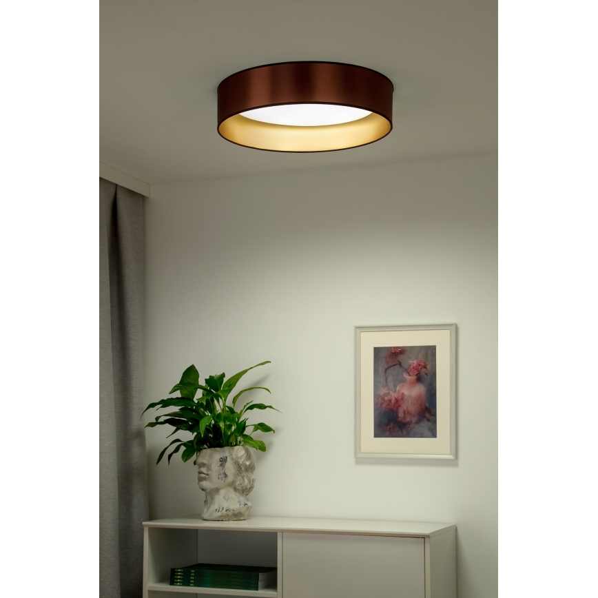 Duolla - LED Stropní svítidlo ROLLER LED/24W/230V pr. 45 cm měděná/zlatá