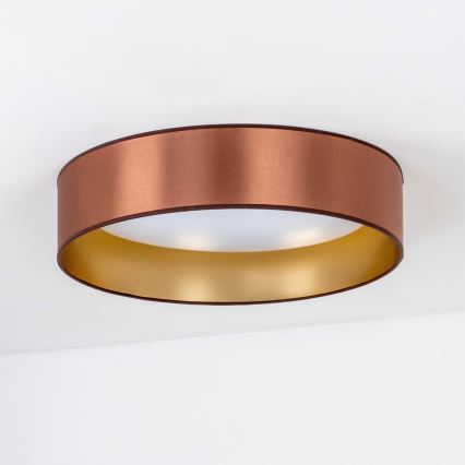 Duolla - LED Stropní svítidlo ROLLER LED/24W/230V pr. 45 cm měděná/zlatá