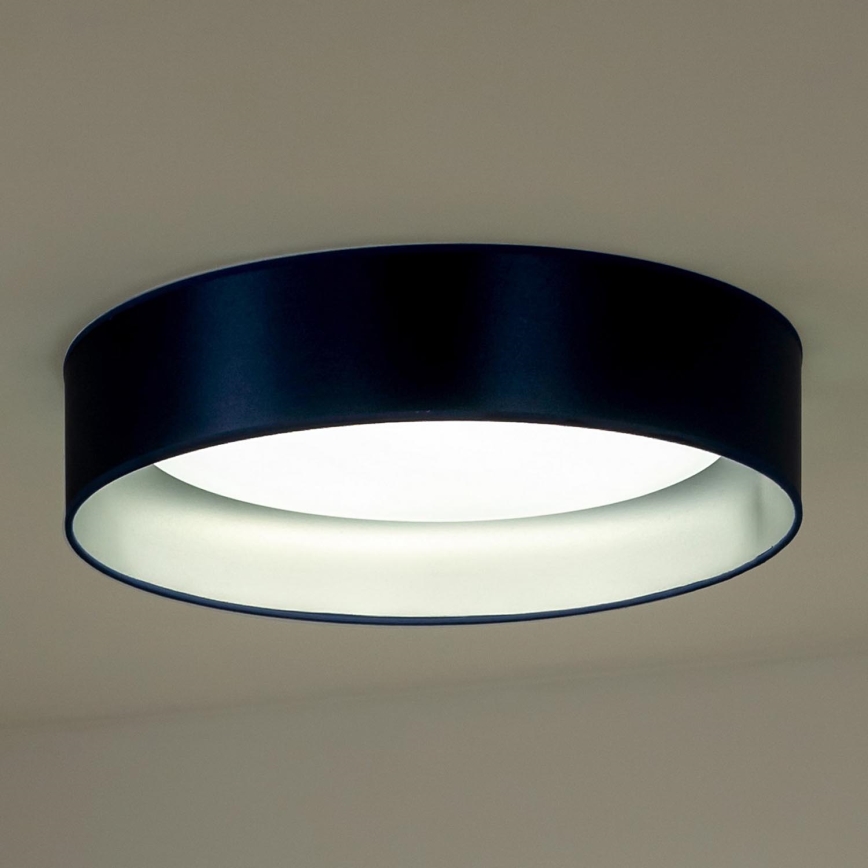 Duolla - LED Stropní svítidlo ROLLER LED/24W/230V pr. 45 cm modrá/stříbrná