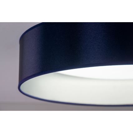 Duolla - LED Stropní svítidlo ROLLER LED/24W/230V pr. 45 cm modrá/stříbrná