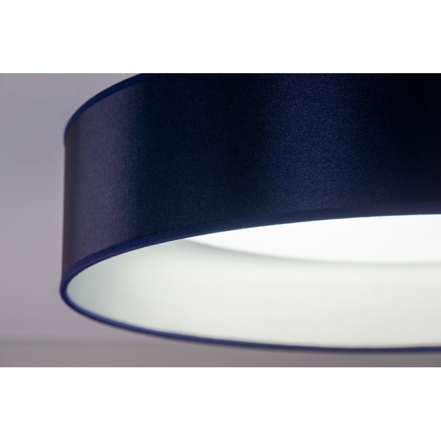 Duolla - LED Stropní svítidlo ROLLER LED/24W/230V pr. 45 cm modrá/stříbrná