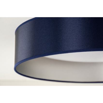 Duolla - LED Stropní svítidlo ROLLER LED/24W/230V pr. 45 cm modrá/stříbrná