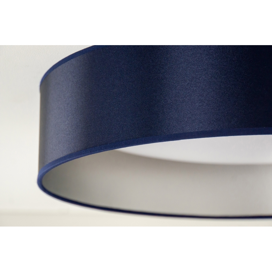 Duolla - LED Stropní svítidlo ROLLER LED/24W/230V pr. 45 cm modrá/stříbrná