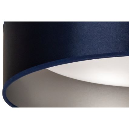Duolla - LED Stropní svítidlo ROLLER LED/24W/230V pr. 45 cm modrá/stříbrná