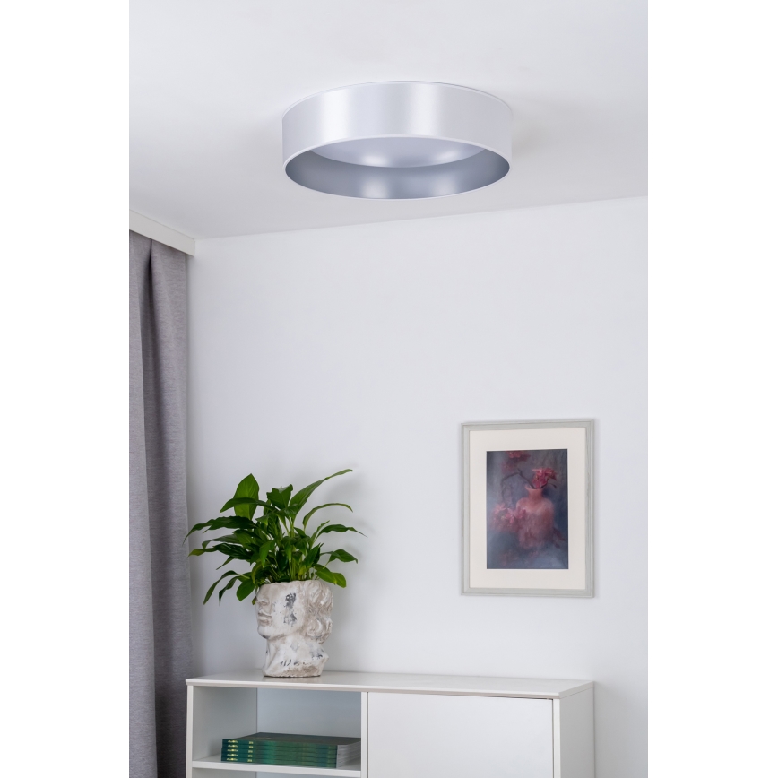 Duolla - LED Stropní svítidlo ROLLER LED/24W/230V pr. 45 cm stříbrná