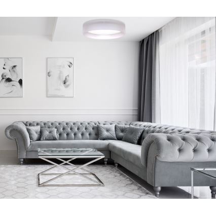 Duolla - LED Stropní svítidlo ROLLER LED/24W/230V světle pr. 45 cm šedá