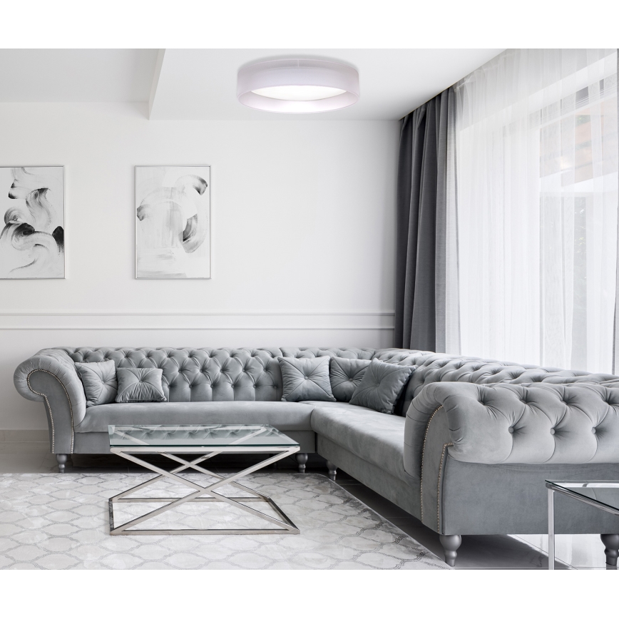 Duolla - LED Stropní svítidlo ROLLER LED/24W/230V světle pr. 45 cm šedá