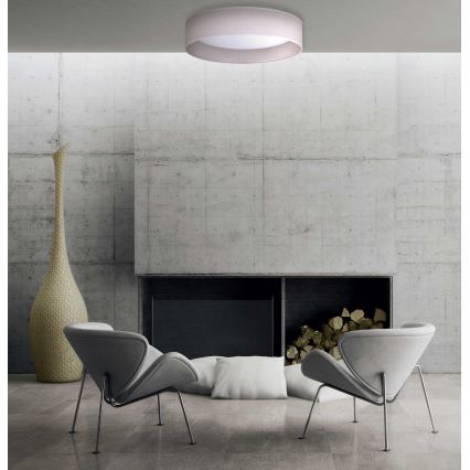 Duolla - LED Stropní svítidlo ROLLER LED/24W/230V světle pr. 45 cm šedá