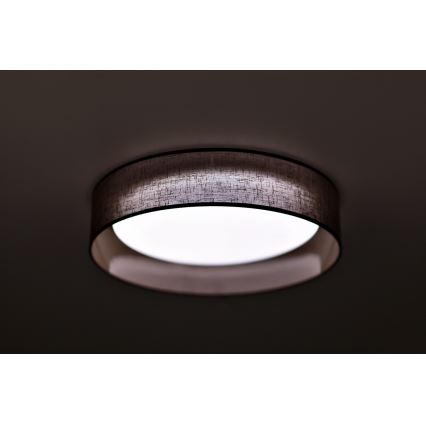Duolla - LED Stropní svítidlo ROLLER LED/24W/230V tmavě pr. 45 cm hnědá