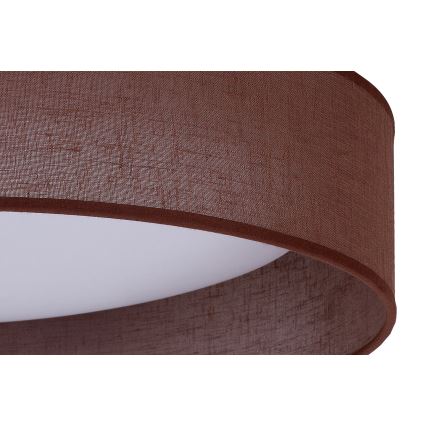 Duolla - LED Stropní svítidlo ROLLER LED/24W/230V tmavě pr. 45 cm hnědá
