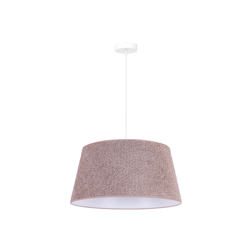 Duolla - Lustr na lanku BOUCLE 1xE27/15W/230V pr. 50 cm hnědá