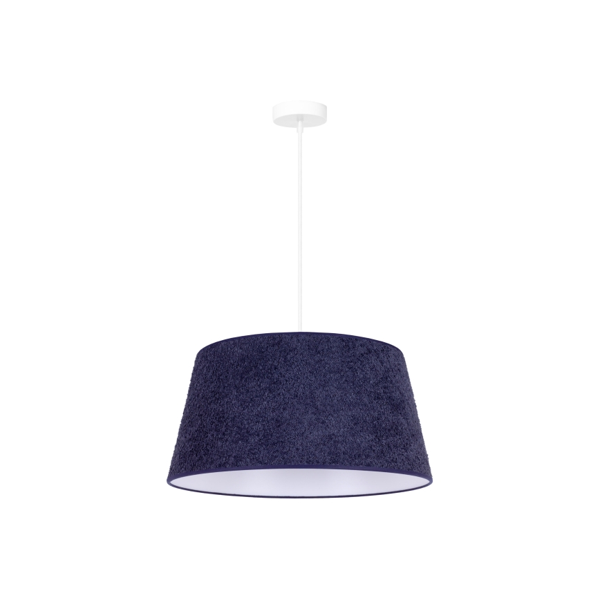 Duolla - Lustr na lanku BOUCLE 1xE27/15W/230V pr. 50 cm modrá