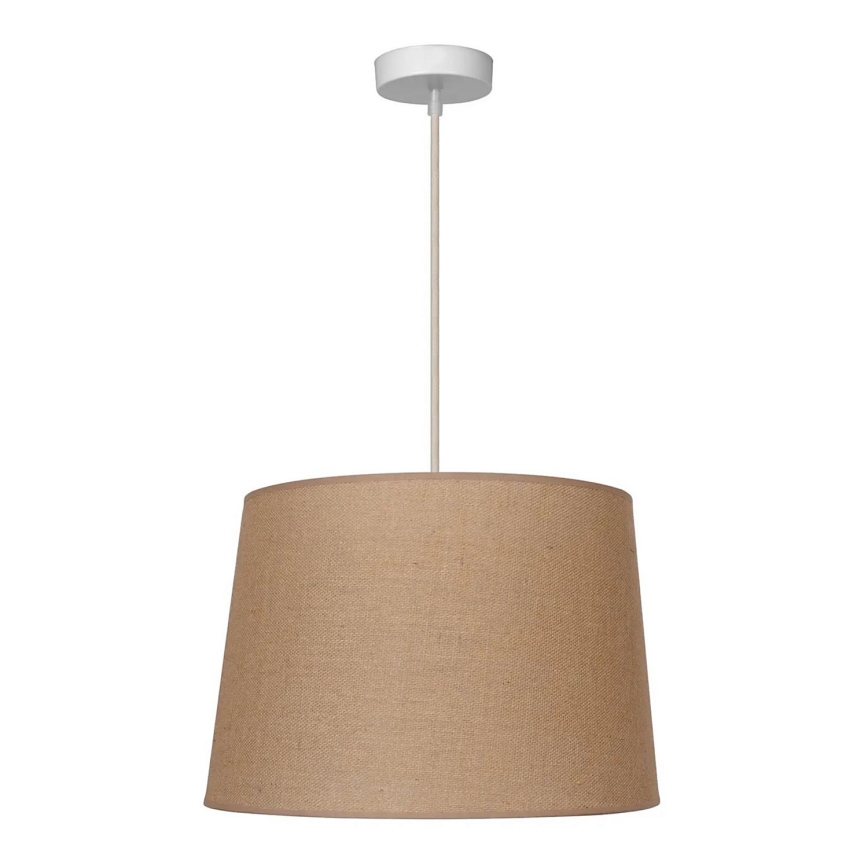 Duolla - Lustr na lanku CONE 1xE27/15W/230V pr. 40 cm hnědá