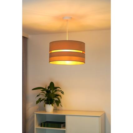 Duolla - Lustr na lanku DUO 1xE27/15W/230V pr. 40 cm béžová