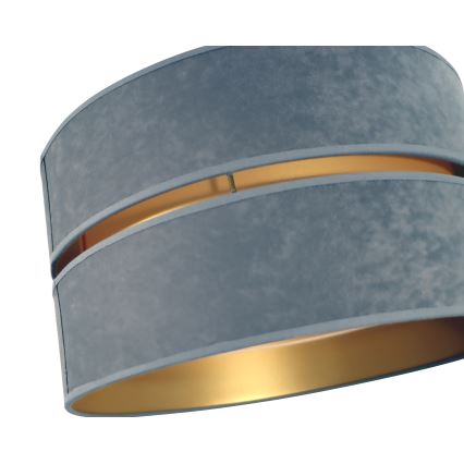 Duolla - Lustr na lanku DUO 1xE27/15W/230V pr. 40 cm šedá