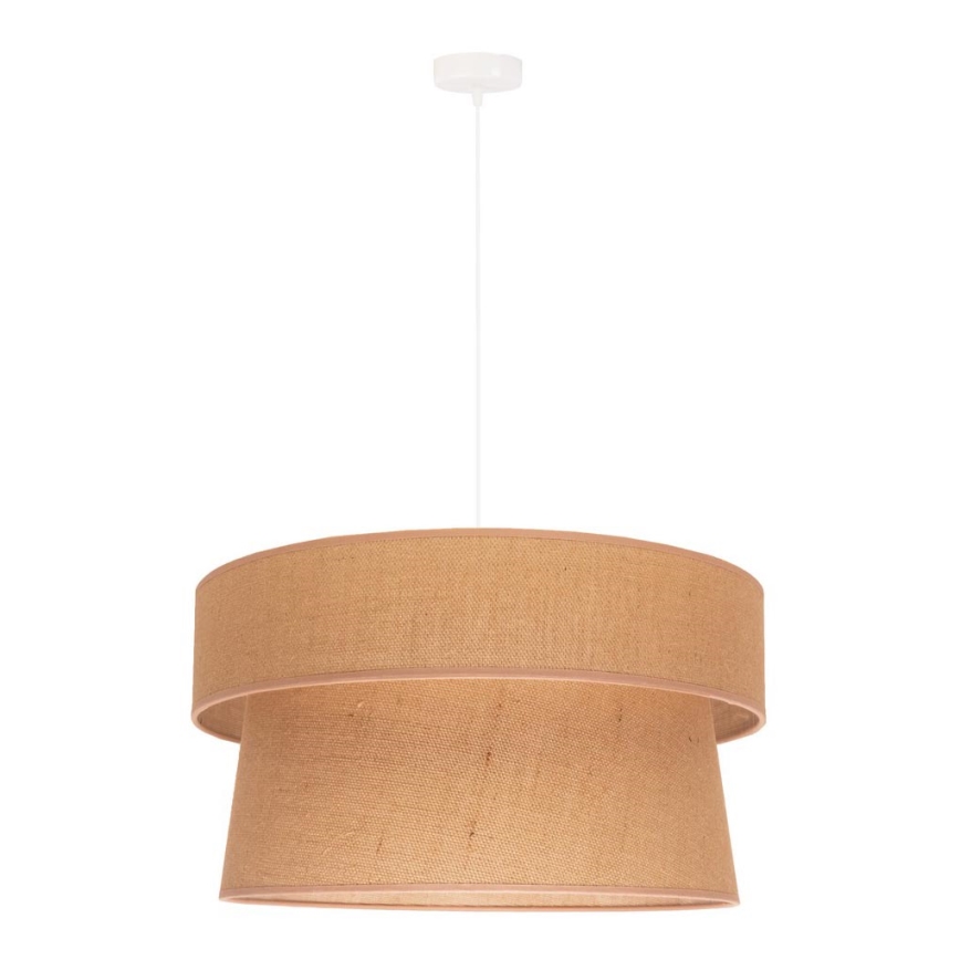 Duolla - Lustr na lanku ETNIC 1xE27/40W/230V pr. 45 cm béžová