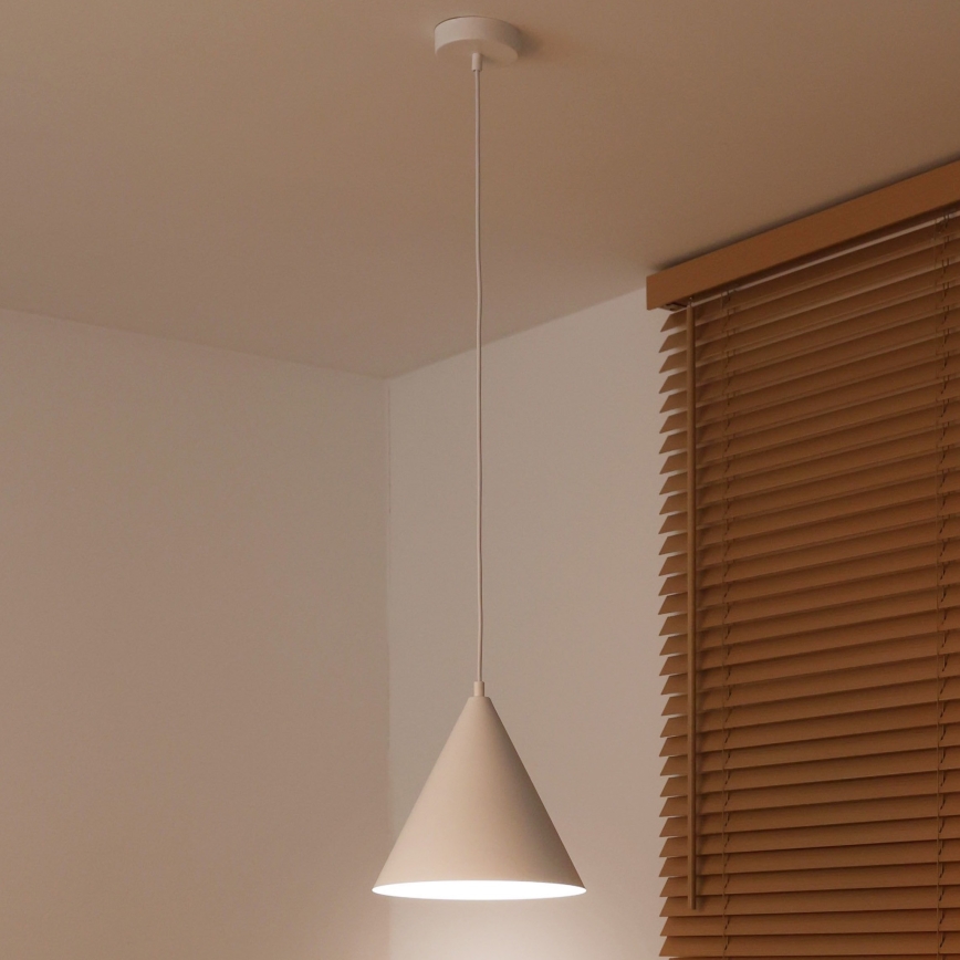 Duolla - Lustr na lanku IRONLINE 1xG9/3W/230V pr. 25 cm bílá