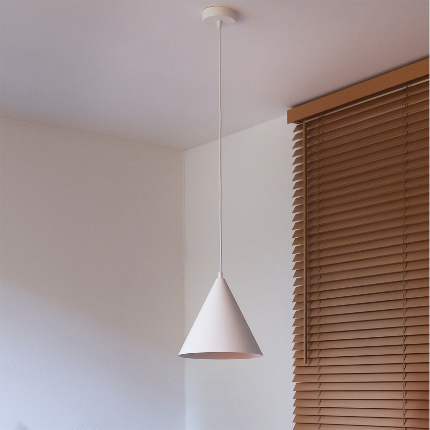 Duolla - Lustr na lanku IRONLINE 1xG9/3W/230V pr. 25 cm bílá