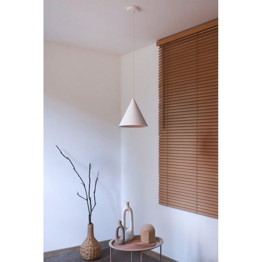 Duolla - Lustr na lanku IRONLINE 1xG9/3W/230V pr. 25 cm bílá