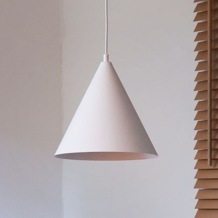 Duolla - Lustr na lanku IRONLINE 1xG9/3W/230V pr. 25 cm bílá