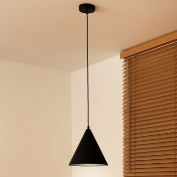 Duolla - Lustr na lanku IRONLINE 1xG9/3W/230V pr. 25 cm černá