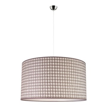 Duolla - Lustr na lanku KENT 1xE27/40W/230V pr. 45 cm šedá