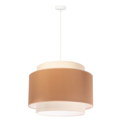 Duolla - Lustr na lanku SOHO 1xE27/40W/230V pr. 40 cm béžová/krémová